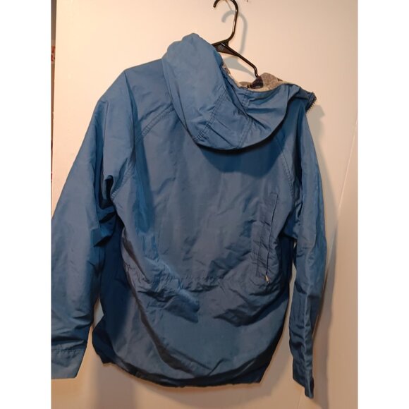 VTG Woolrich Wool Lined Zip Parka Jacket Adult Large Blue Talon Zipper Mountain - Picture 5 of 5
